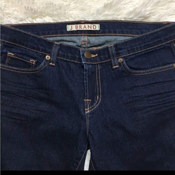 J Brand Dark Indigo Skinny Capri Denim Jeans size 28 - Picture 4 of 8